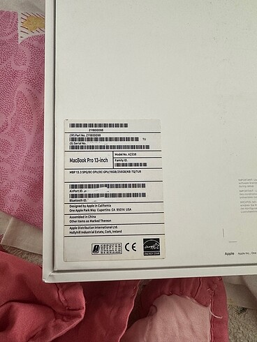 Beden Apple MacBook Pro 13 İnch