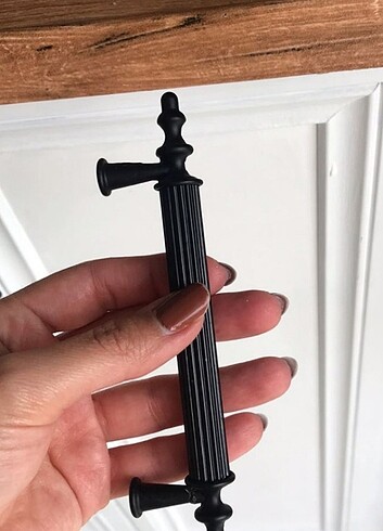 Beden siyah Renk SIFIR SİYAH METAL DOLAP KULPU HER BOY VAR