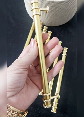 METAL ALTIN GOLD DOLAP MOBİLYA KULPU LÜKS MODERN 