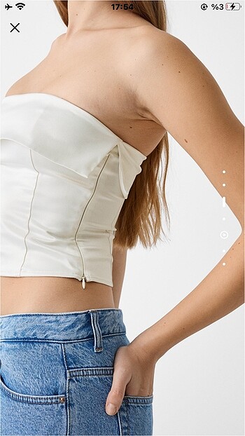 Bershka Bershka saten top