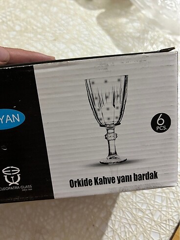 Kahve yanı bardak