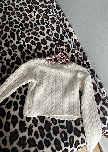 Krem Örgü Kadın Triko Kazak - Görsel 2