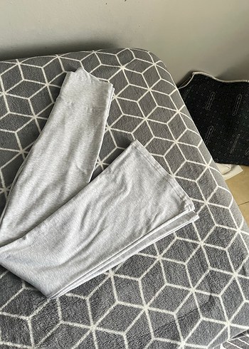 Gri ispanyol paça tayt - Görsel 3