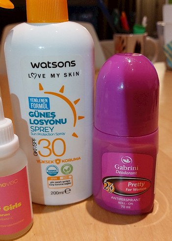 Güneş kremi, serum, deodorant, şampuan, parfüm set 6 ürün - Görsel 5