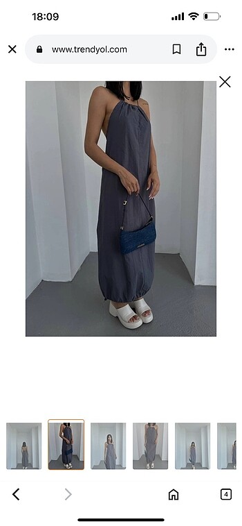 Lastik askılı rahat elbise