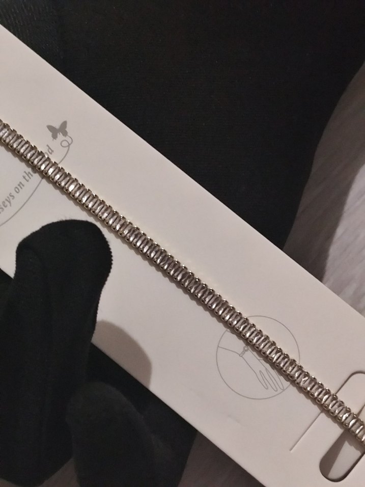 Kadın Altın Renk Fermuarlı Bileklik - Görsel 3