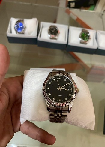 Gri Klasik Erkek Kol Saati - Görsel 2