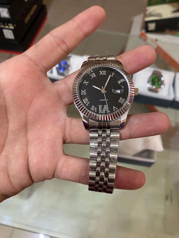 Klasik Gri Erkek Kol Saati - Görsel 2