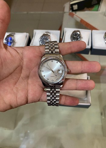 Gri Klasik Erkek Kol Saati - Görsel 2