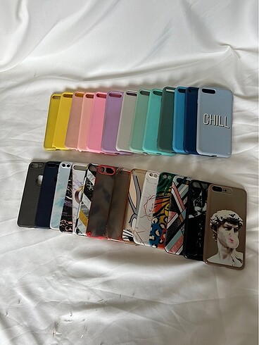 İphone 7 plus lansman logolu ve desenli telefon kılıfı