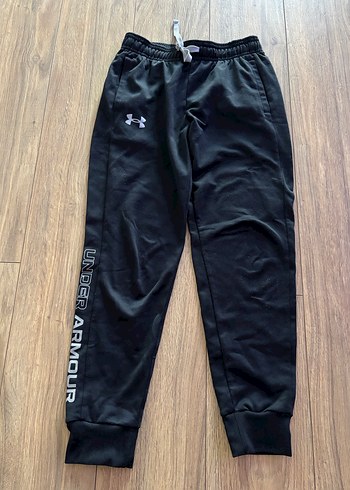 7 Yaş Beden Under Armour Siyah Erkek Eşofman Altı