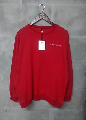 Kırmızı 3iplik leş Benjamins sweatshirt