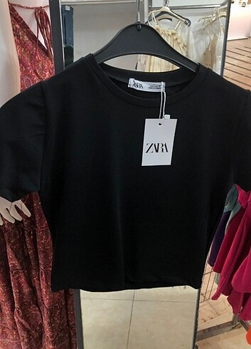 Siyah zara crop