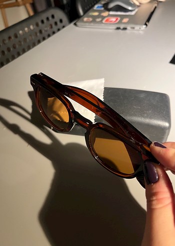 Kahverengi Güneş Gözlüğü - Görsel 4