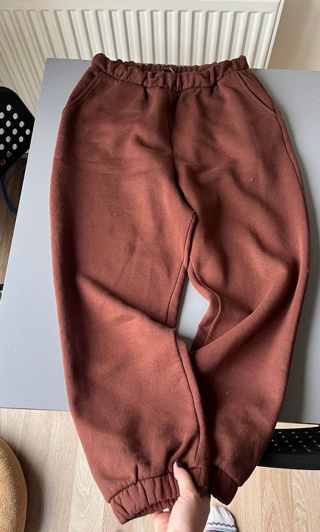 Zara Kadın Kahverengi Eşofman Altı - Görsel 2