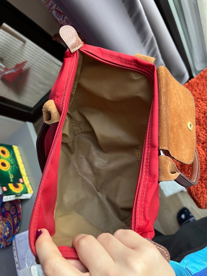 Longchamp Kırmızı Kadın Omuz Çantası - Görsel 2