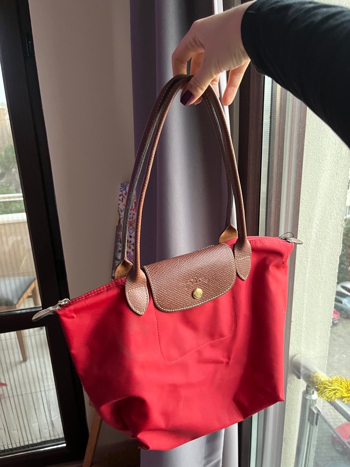 Longchamp Kırmızı Kadın Omuz Çantası - Görsel 4