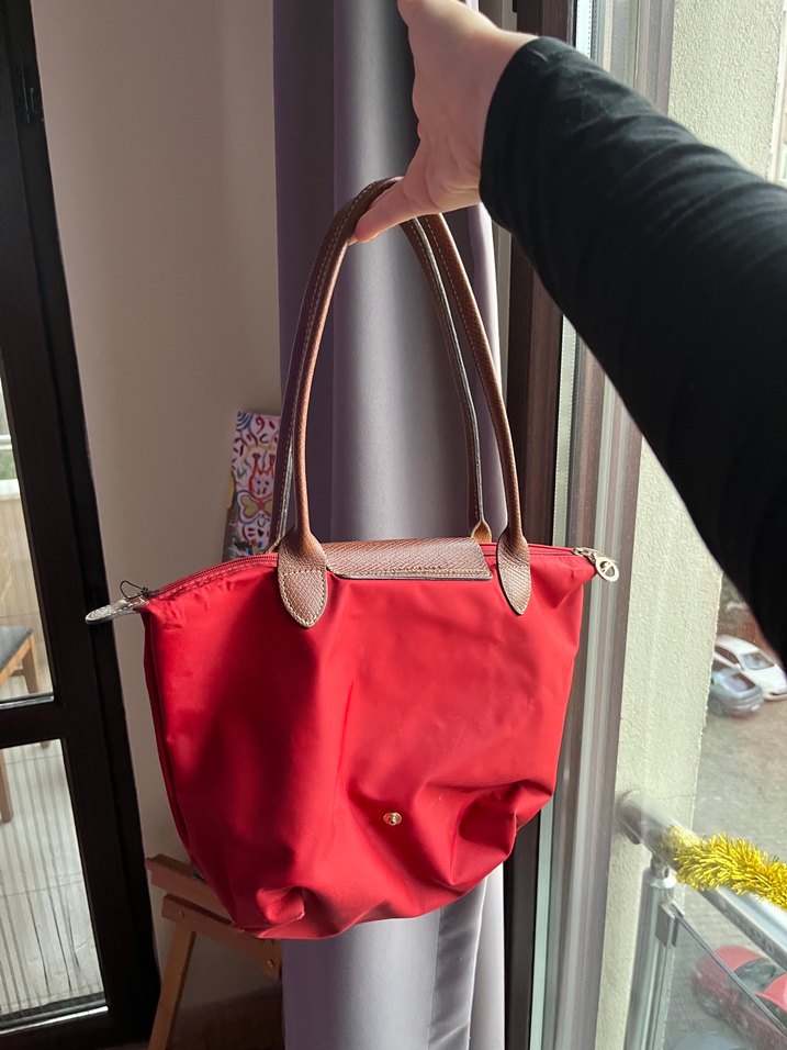 Longchamp Kırmızı Kadın Omuz Çantası - Görsel 3