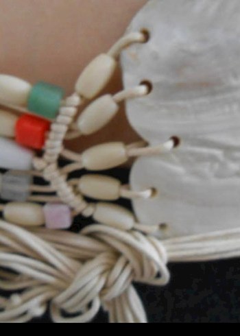 Beyaz Sedef otantik Kadın Kemer - Görsel 3