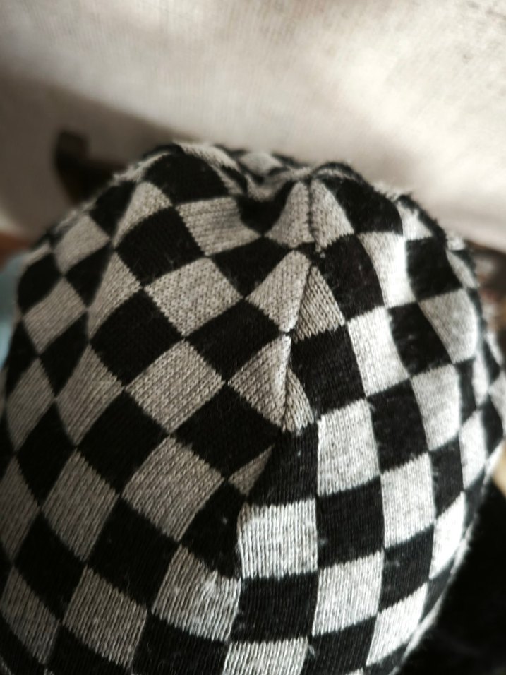 Kadın Gri Örgü Avant-Garde Bere - Görsel 4