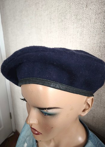 LACİVERT Yün Kadın Bere - Görsel 2