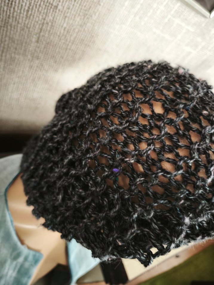 Gri Örgü Kadın Bere - Görsel 4