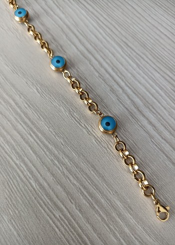 Altın Renk Zincir Detaylı Kadın Bileklik - Görsel 2