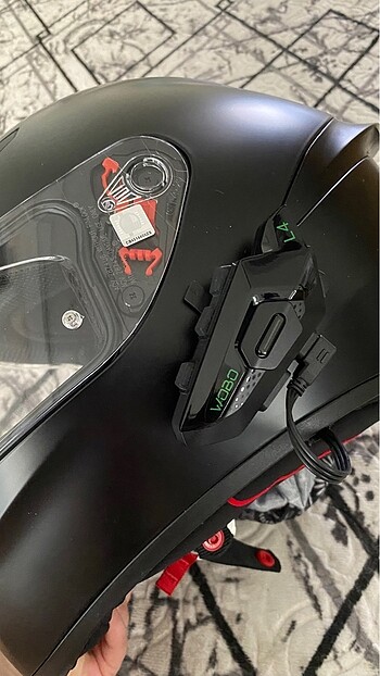 AGV kask+interkom - Görsel 2