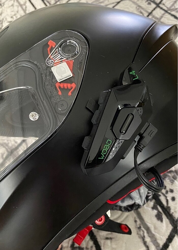 AGV kask+interkom - Görsel 2