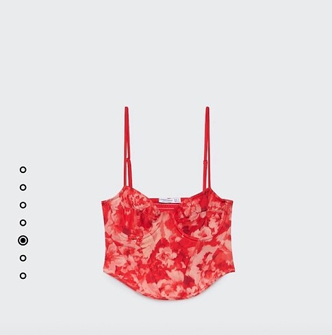 Askılı stradivarius crop