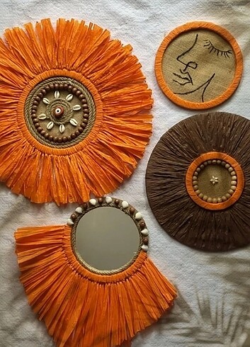 Rafya aynalı set