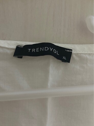 xl Beden beyaz Renk Trendyolmilla Plaj Elbisesi