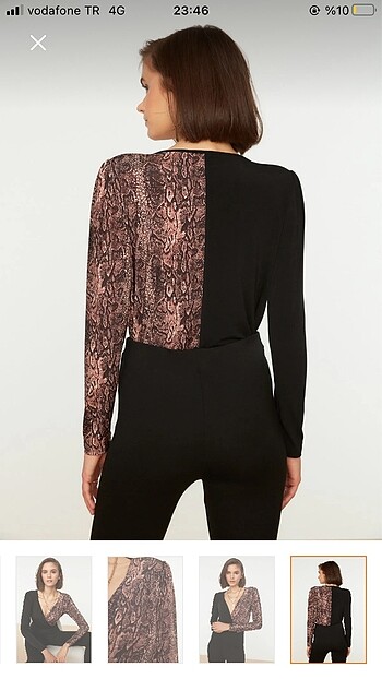 Kadın çıtçıtlı iki parçalı bluz - Görsel 2