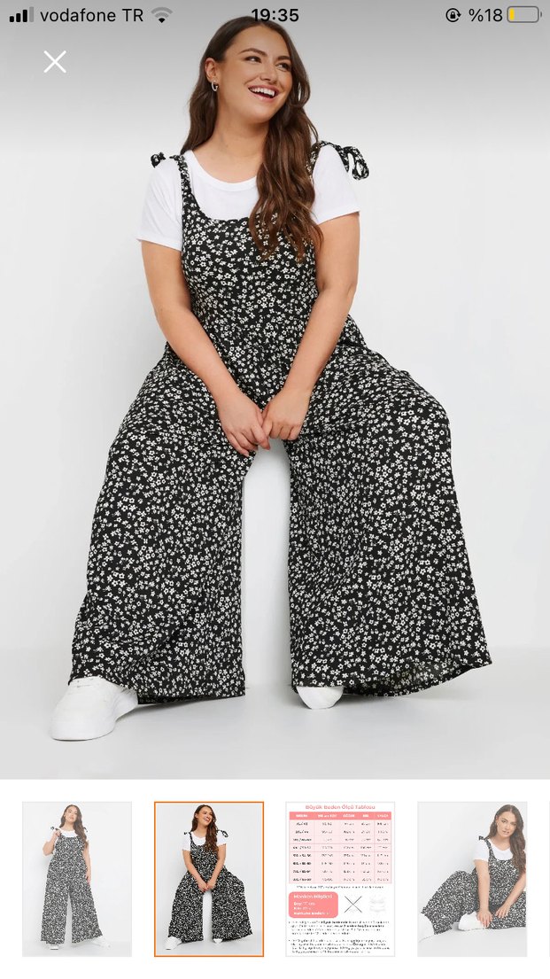 Kadın Gri Bağcıklı Uzun Tulum - Görsel 2