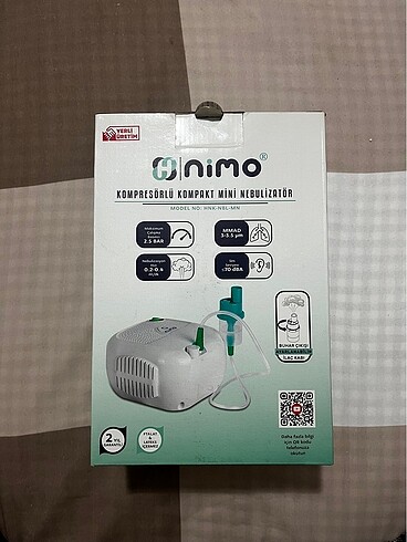 KOMPRESÖRLÜ KOMPAKT MİNİ NEBULİZATÖR - Görsel 3