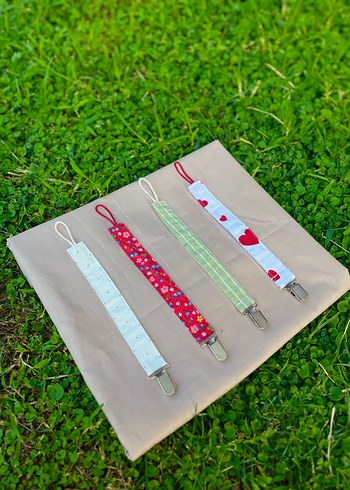 Renkli Nakışlı Emzik Askısı - Görsel 2