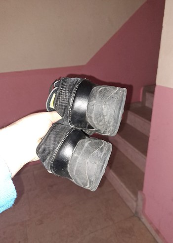 Siyah Sokak Stili Erkek Demirli işçi Bot - Görsel 4