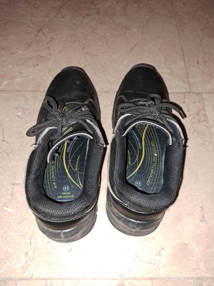 Siyah Sokak Stili Erkek Demirli işçi Bot - Görsel 2