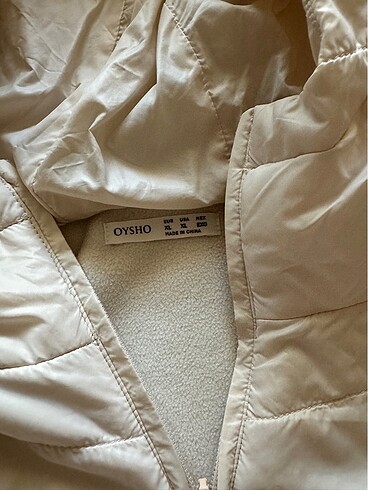 Oysho Oysho polar bej rengi fermuarli