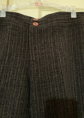 Kahverengi kumaş pantolon L 40 - Görsel 5