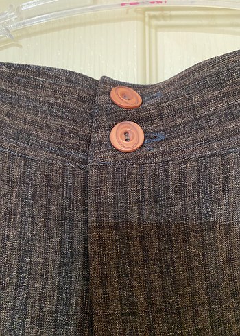 Kahverengi kumaş pantolon L 40 - Görsel 6