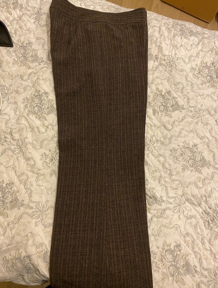 Kahverengi kumaş pantolon L 40 - Görsel 3