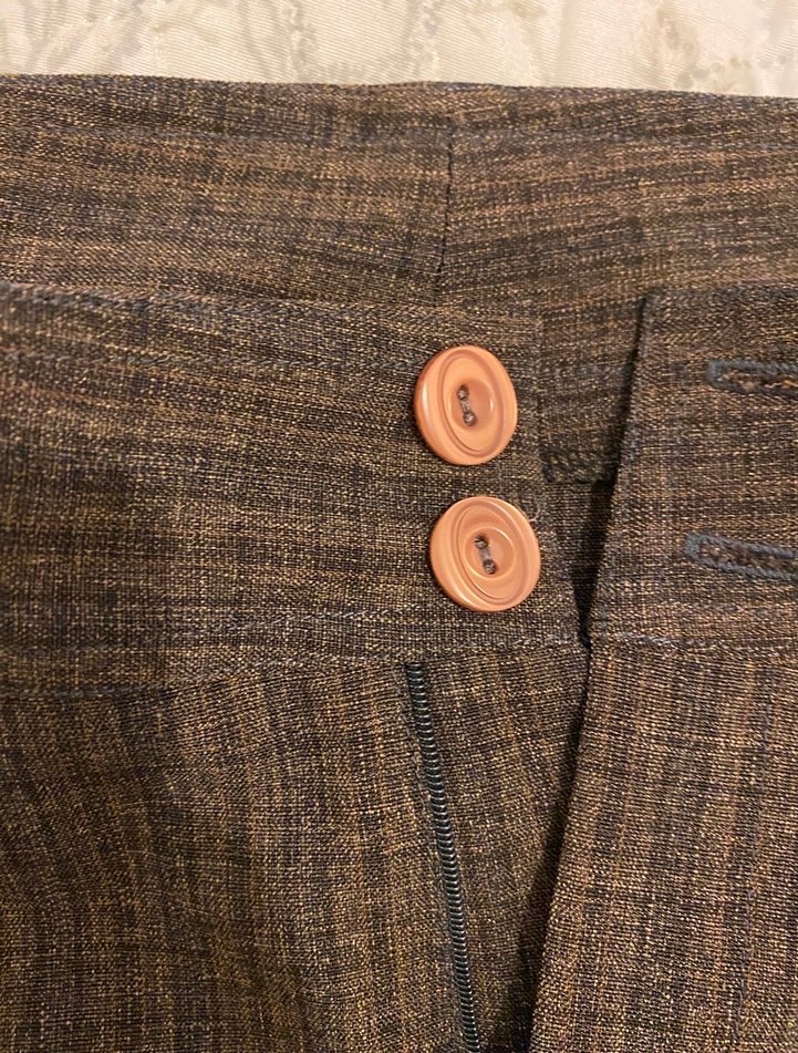 Kahverengi kumaş pantolon L 40 - Görsel 2