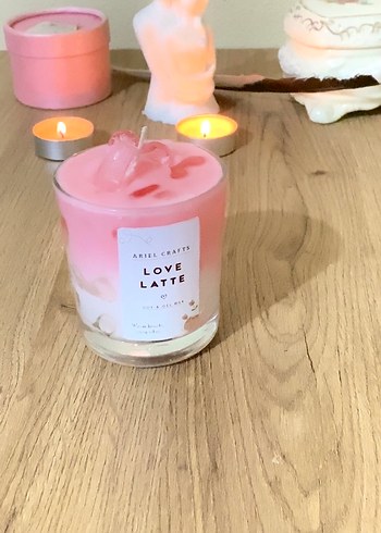 Pastel Renkli Love Latte Mum - Görsel 3