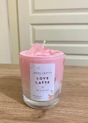 Pastel Renkli Love Latte Mum - Görsel 2