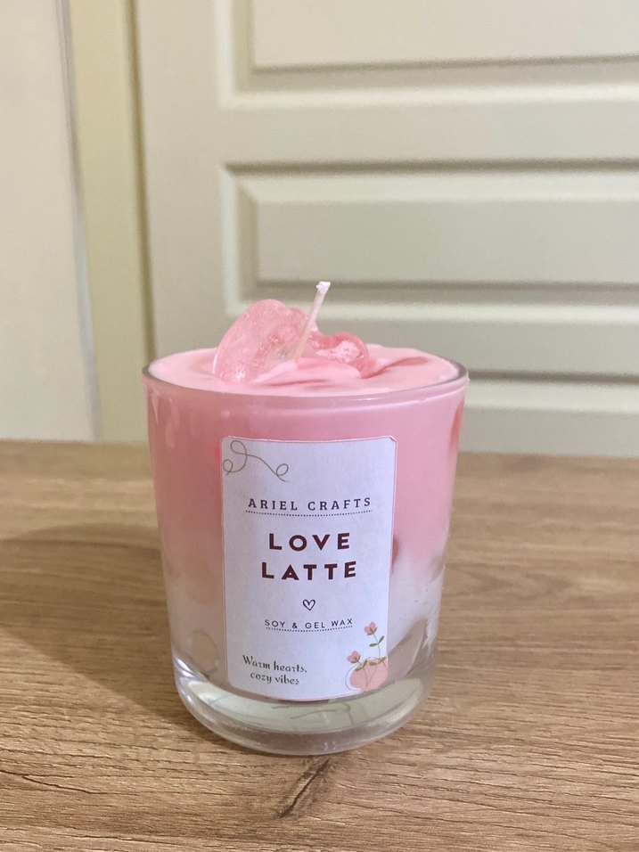 Pastel Renkli Love Latte Mum - Görsel 2