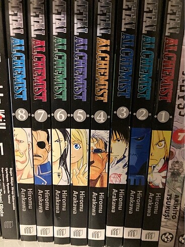 Full metal alchemist ilk 8 manga serisi