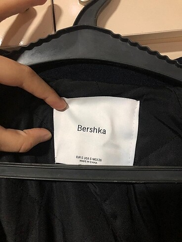 s Beden siyah Renk Bershka kolej ceketi