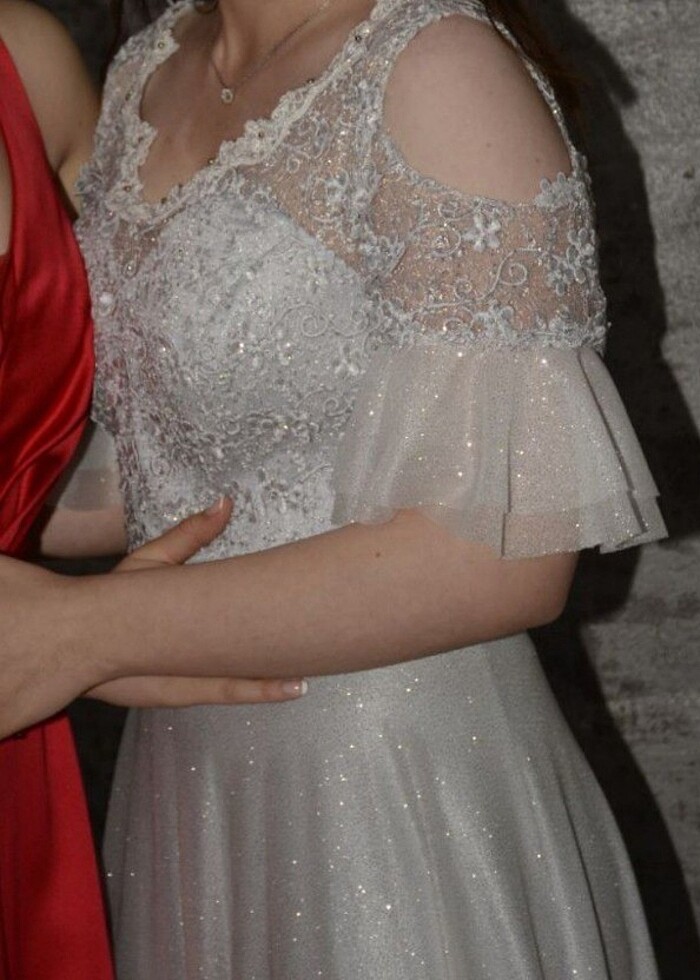 Simli prenses abiye  - Görsel 3