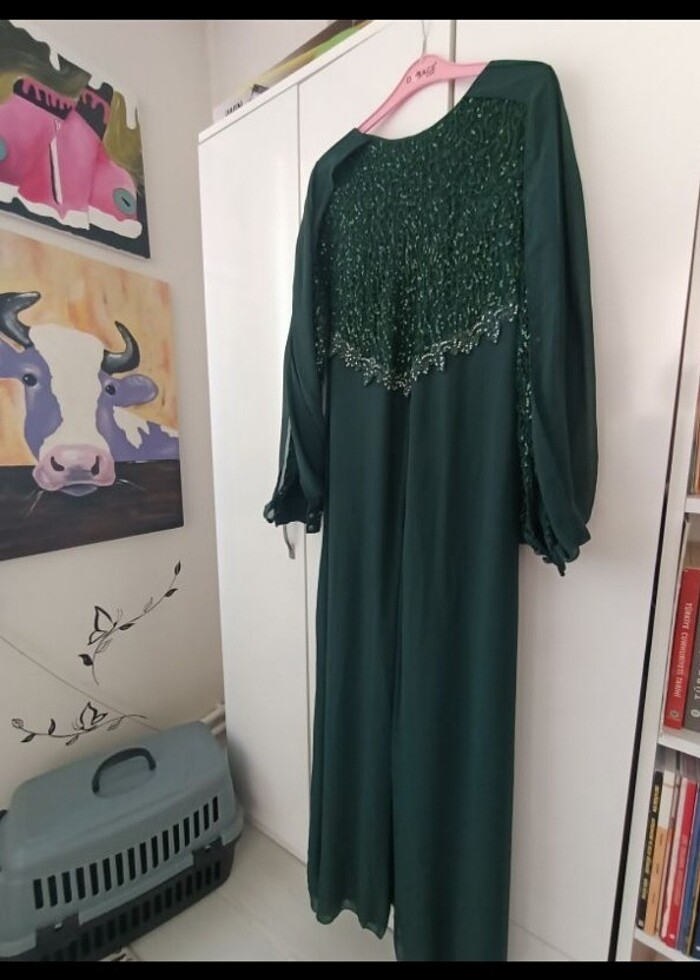 Zümrüt abiye  - Görsel 3